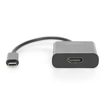 Digitus DA-70852 USB 3.1 Type-C to HDMI 4K Ultra HD 2160p HDMI USB Grafik Adaptör