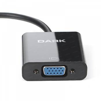 Dark DK-HD-AHDMICROXVGA micro HDMI to VGA Analog Erkek-Diþi Dönüþtürücü Adaptör