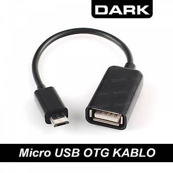 Dark DK-CB-USB2MICROTG2 USB 2.0 to micro USB Erkek-Diþi Dönüþtürücü OTG Kablosu
