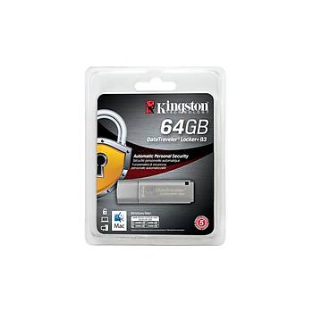 Kingston DTLPG3/64GB 64 GB 135/40MB/s Datatraveler Locker+ G3 USB 3.0 Flash Bellek