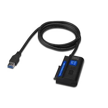 Digitus DA-70326 USB 3.0 to SATA3 SSD Güç Adaptörlü Dönüþtürücü Adaptör