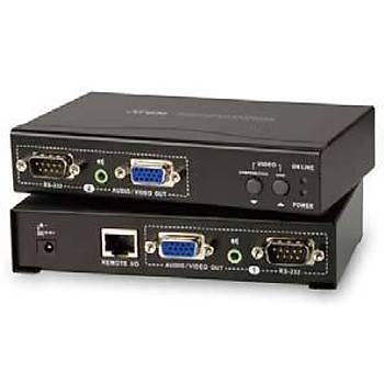 Aten VE200R 150 Mt VGA to CAT 1280x1024 VGA Ses Verici Sinyal Sinyal Uzatma Cihazý