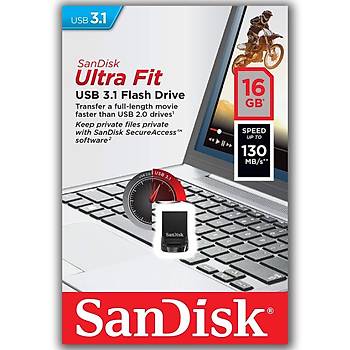 Sandisk SDCZ430-016G-G46 16 GB Ultra Fit USB 3.1 USB Flash Bellek