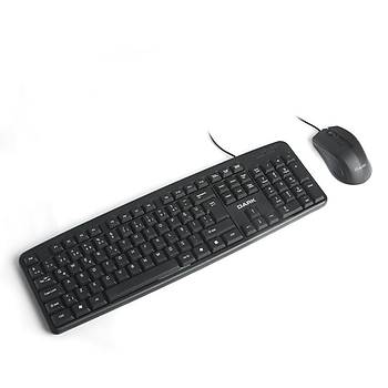 Dark DK-AC-KM1030 USB Q TR Multimedia Kablolu Siyah Klavye Mouse Set