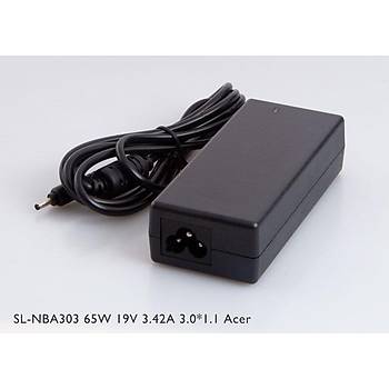 S-Link SL-NBA303 19V 3.4A 65W 3.0x1.1mm Acer Ultrabook Standart Adaptör