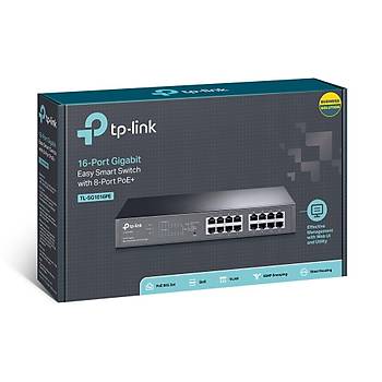 Tp-Link TL-SG1016PE16-Port Gigabit Easy Smart PoE Switch with 8-Port PoE Switch