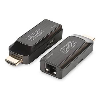 Digitus DS-55203 50 Mt RJ45 to HDMI USB Güç Beslememli Alýcý-Verici HDMI Sinyal Uzatma Cihazý