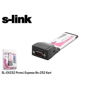 S-Link SL-EX232 1 Port RS232 PCMCIA Expres Kart