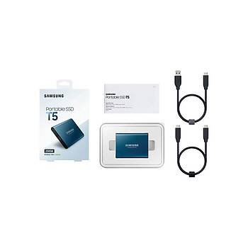 Samsung MU-PA250B/WW 250 GB T5 Mýný USB 3.1 Gen 2 Harici SSD Harddisk