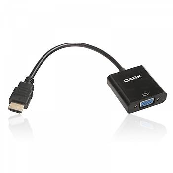 Dark DK-HD-AHDMIXVGA4 HDMI to VGA Erkek-Diþi Dijital Analog Dönüþütürücü Adaptör