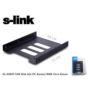S-Link SL-SSD15 3.5 inch to 2.5 inch SSD Disk Ýçin PC Kasa Ýçi Yuva Kasasý