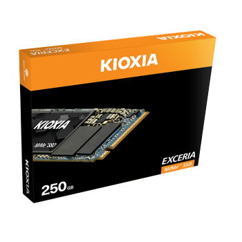 Kioxia LRC10Z250GG8 250 GB 1700/1200Mb/s Exceria M2 PCIe NVME 22x80 SSD Harddisk