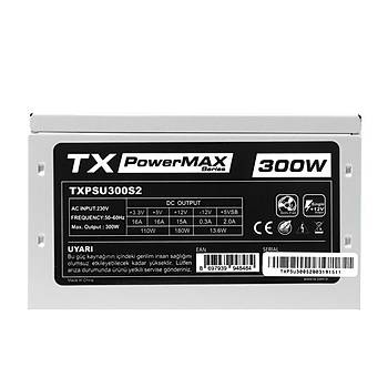 Tx TXPSU300S2 300W PowerMax Serisi 8cm Fanlý Güç Kaynaðý