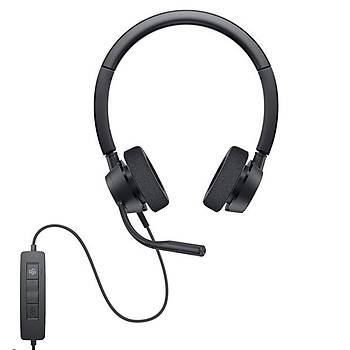 Dell 520-AATL WH3022 Pro Kafa Bantlý Stereo Kablolu Mikrofonlu Kulaklýk