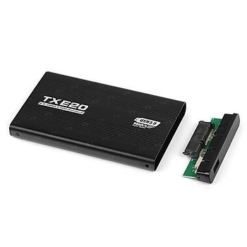 Tx TXACE20 E20 2.5 inch SATA USB 3.0 Siyah Harici Disk Kutusu