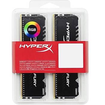 Kingston HX426C16FB3AK2/32 32 GB (2x16) DDR4 2666MHZ CL16 Hyperx Fury RGB Bilgisayar Bellek