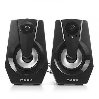 Dark DK-AC-SP110 1+1 6W Multimedia Siyah Usb Hoparlör