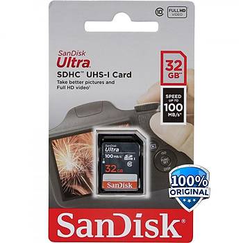 Sandisk SDSDUNR-032G-GN3IN 32 GB 120Mb/s HC-I Ultra C10 SD Hafýza Kartý