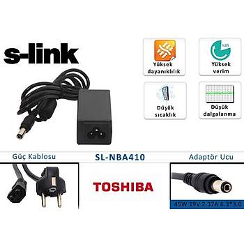 S-Link SL-NBA410 19V 2.37A 45W 6.3x3.0mm Toshiba Notebook Standart Adaptör