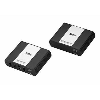 Aten UEH4002A 100 Mt 4 Port USB 2.0 to CAT Diþi-Diþi USB 2.0 Mesafe Uzatma Adaptörü