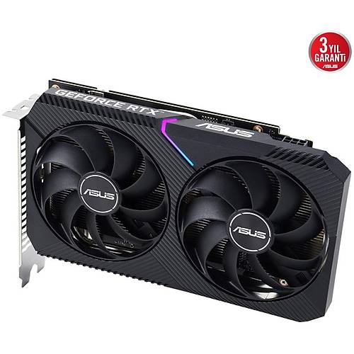 Asus DUAL-RTX3050-O8G-V2 8GB GDDR6 GeForce RTX 3050 V2 OC 128Bit NVIDA Ekran Kart�