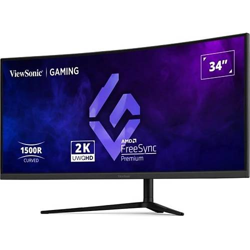 Viewsonic VX3418C-2K 34 inch 3440x1440 1ms 180HZ Multimedia HDMI DP UWQHD Curved Oyuncu Monit�r�