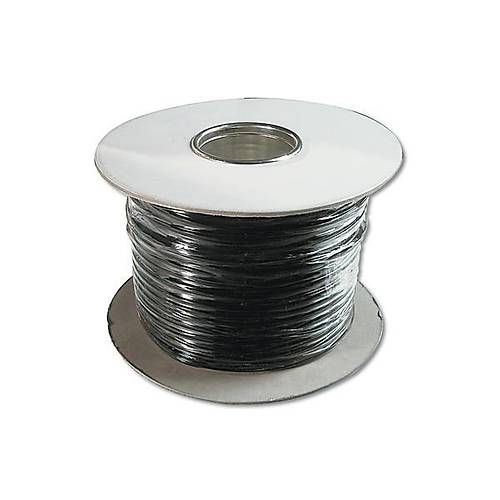 Digitus AK-460700-100-S 100 Mt 4 Damar AWG 26 Yass Siyah Haberleme Kablosu