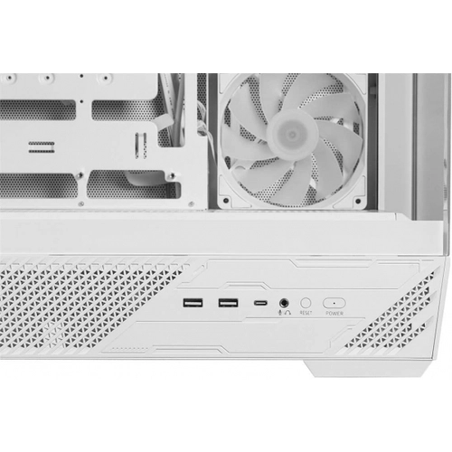 Msi MAG PANO 130R PZ WHITE PSU YOK 4x12cm ARGB Fanl� Panoramik Beyaz Bilgisayar Kasas�