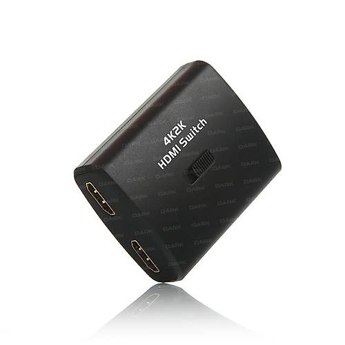 Dark DK-HD-SW201 2 Girişli 1 Çıkışlı 4K İki Yönlü HDMI Sinyal Seçici Switch