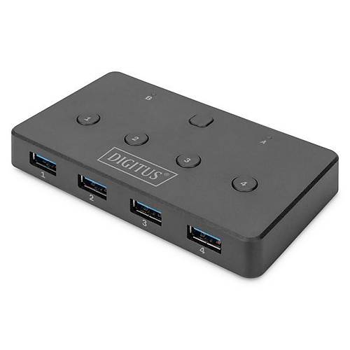 Digitus DA-73301 2  Giri� USB 3.0 to 4 ��k��l� USB 3.0 USB Payla��m Cihaz�