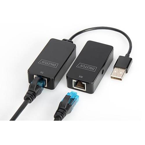 Digitus DA-70141 50 Mt USB 2.0 to RJ45 CAT6/CAT6A/CAT7 AWG23 S/FTP USB Uzatma Kablosu