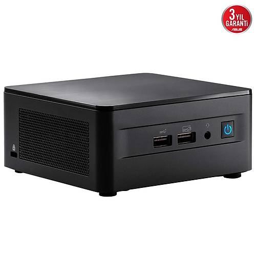 Asus NUC12WSHI7 NUC12 Pro Tall CI7 1260P 3.4Ghz RAM YOK HDD YOK Barebone FreeDos Mini Masast Bilgisayar