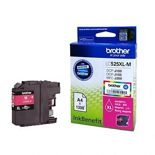 Brother LC535XLM 1.300 Sayfal�k K�rm�z� Orijinal Kartu�