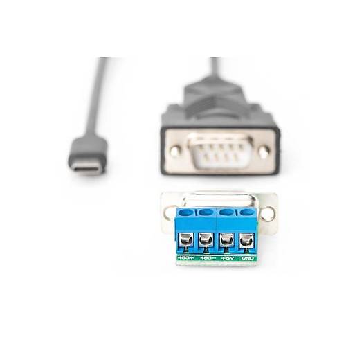 Digitus DA-70168 1 Mt USB Type C to RS485 FTDI chipset D�n��t�r�c� Kablo