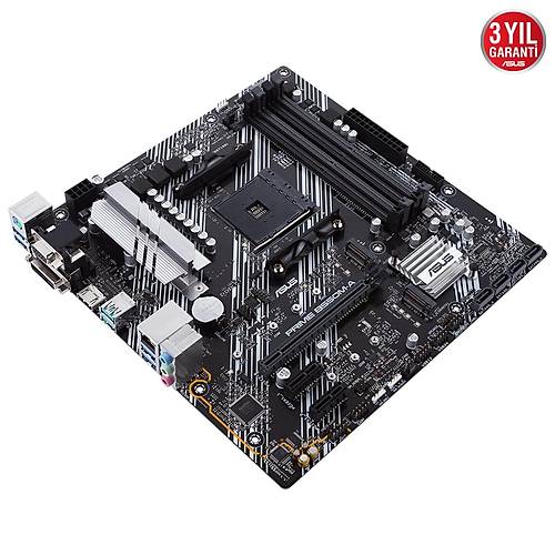 Asus PRIME B550M-A SC-AM4 B550 DDR4 4800(OC) 2xM2 mATX AMD Ryzen Anakart