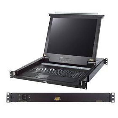 Aten CL1000MA 17 inch LCD Amerikan Klavye Touchpad KVM Switchi olmayan Konsol