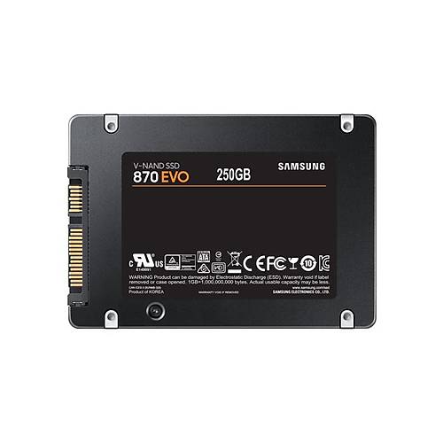 Samsung MZ-77E250BW 250 GB 870 EVO 560/530Mb/s 2.5 inch SSD Harddisk