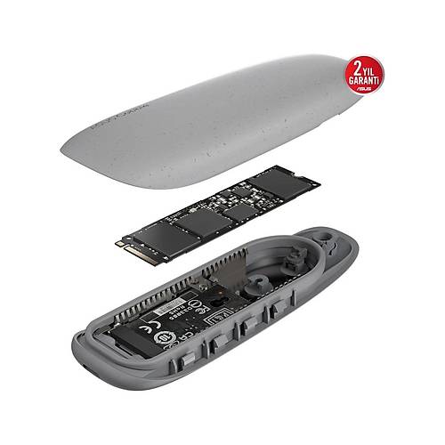 Asus ESD-A1A USB Type C 3.1 to PCIe NVMe M2 Gri Harici Harddisk Kutusu
