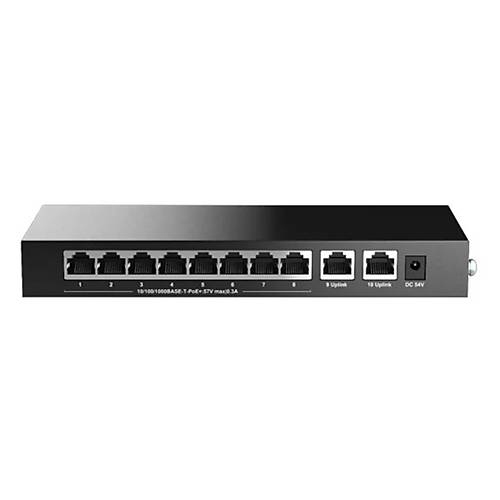 H3C 9801A5BY Magic BS210T-HP 8 Port Gigabit 2 Port Uplink 110W Metal Kasa PoE Switch