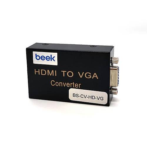 Beek BS-CV-HD-VG HDMI to VGA 1080p Ses ve Görüntü Sinyal Çevirici