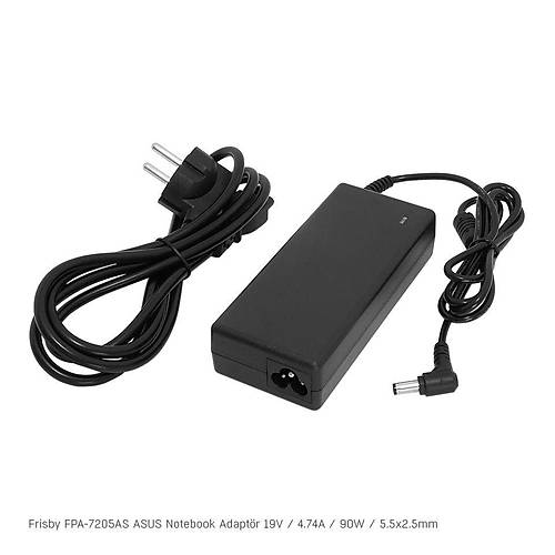 Frisby FPA-7205AS 90W 19V 4.74A 5.5x2.5mm Asus Uyumlu Notebook Adapt�r�