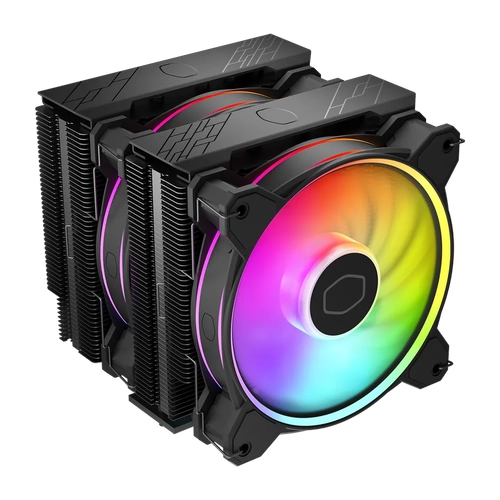Cooler Master RR-D6BB-20PA-R1 Hyper 622 HALO 2x12cm RGB Fanl AMD-INTEL AM5-1700 Uyumlu Siyah lemci Fan