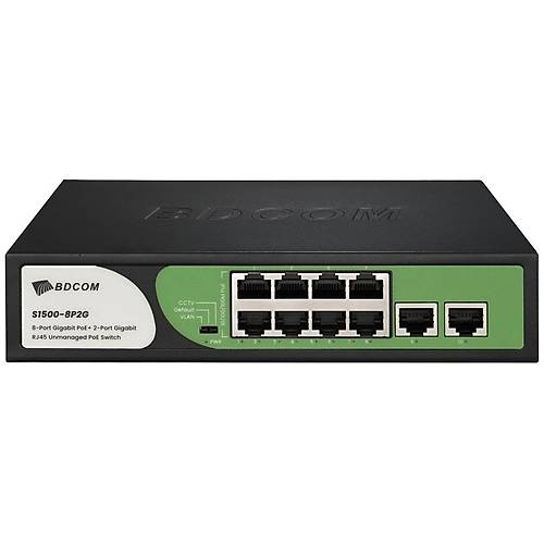 Bdcom S1500-8P2G 8 Port Gigabit 2 Port Uplink 90W PoE Switch