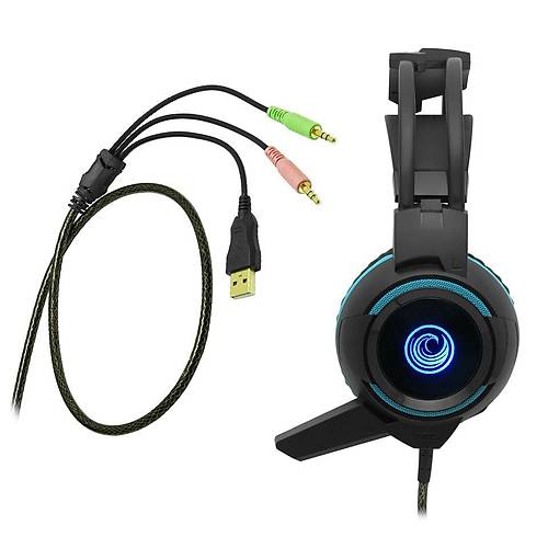 Frisby Gamemax FHP-G1475B Kafa Bantl Mikrofonlu Oyuncu Kulakl