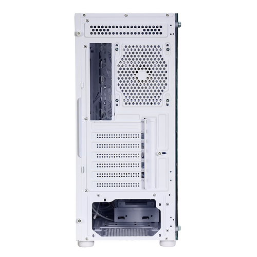 Frisby CM-106 650W 80 Plus 4x12cm ARGB Fanl� Temperli Cam Beyaz Mid Tower Oyuncu Kasas�