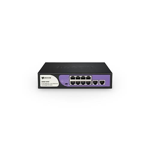 Bdcom S1000-8P2F 8 Port 10/100Mbps Poe 2 Port Uplink 90W Poe Switch