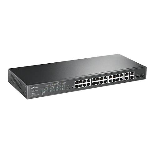 Tp-Link TL-SL2428P  28 Port 100Mbps 4 Port Gigabit PoE+ Smart Switch