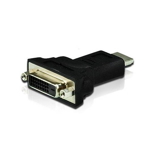 Aten 2A-128G HDMI to DVI-D (24+1) Erkek-Dişi Siyah Dönüştürücü Adaptör