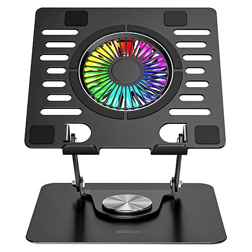 Addison AD-RC36 10 - 17 inch 1 RGB Fanl� 360 Derece D�nebilen Notebook So�utucu