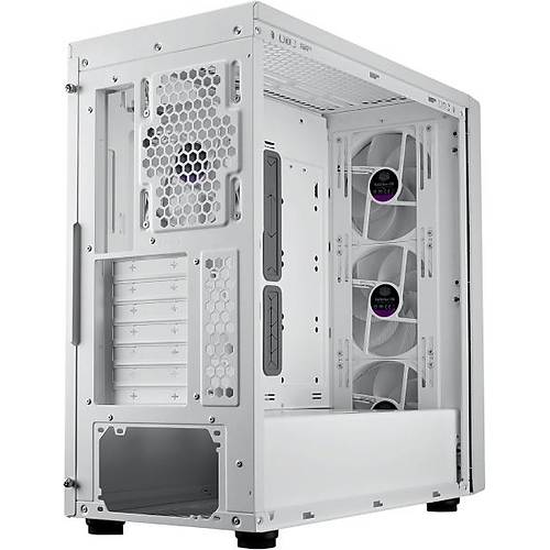 Cooler Master MB600-WGNN-S00 PSU YOK 4x12cm RGB E-ATX Beyaz Oyuncu Kasas